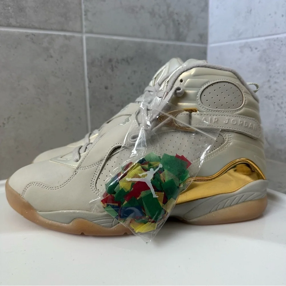 Jordan 8 Retro Champagne Sneaker Size 11.5 Men